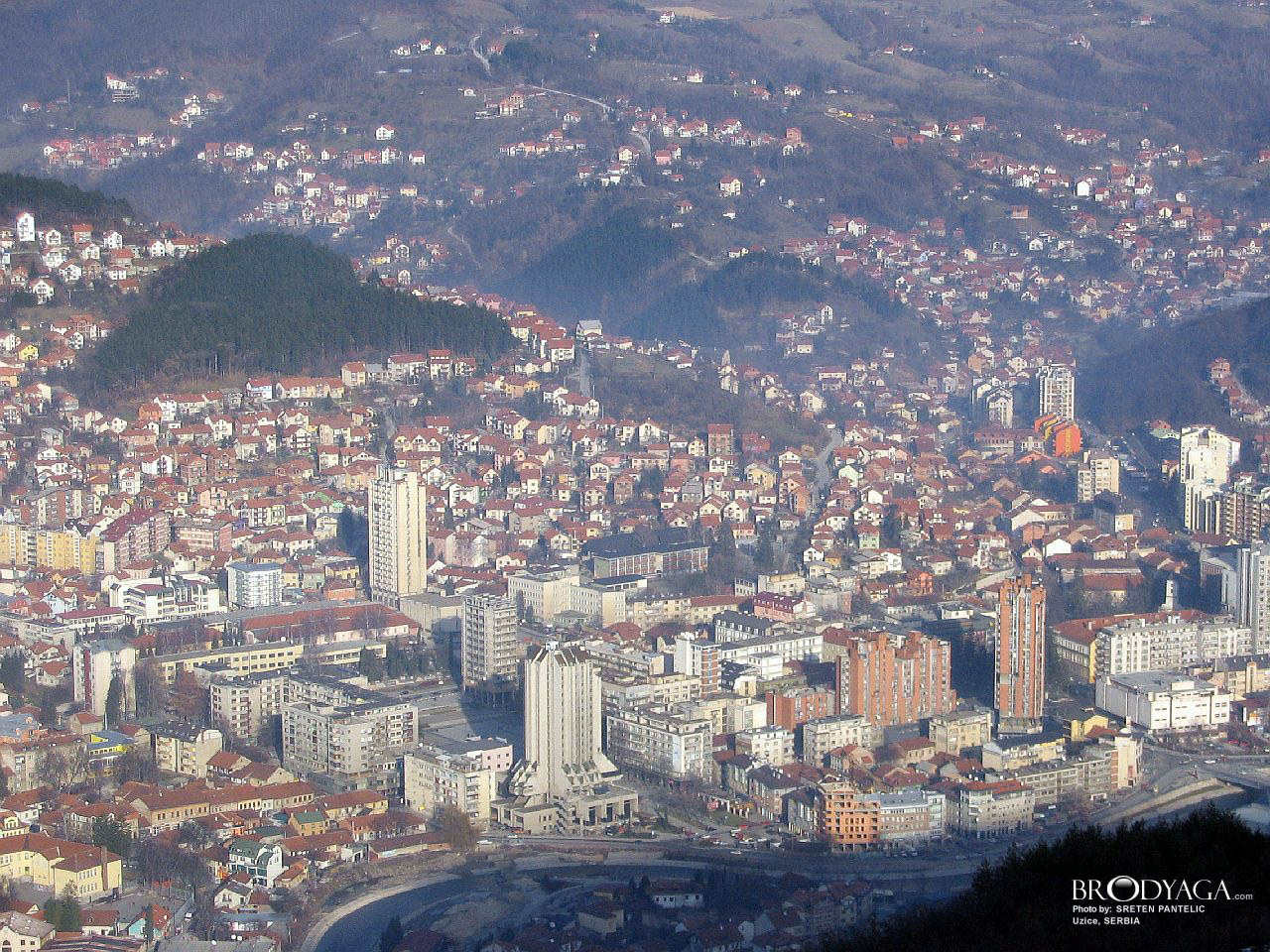 View on the downtown